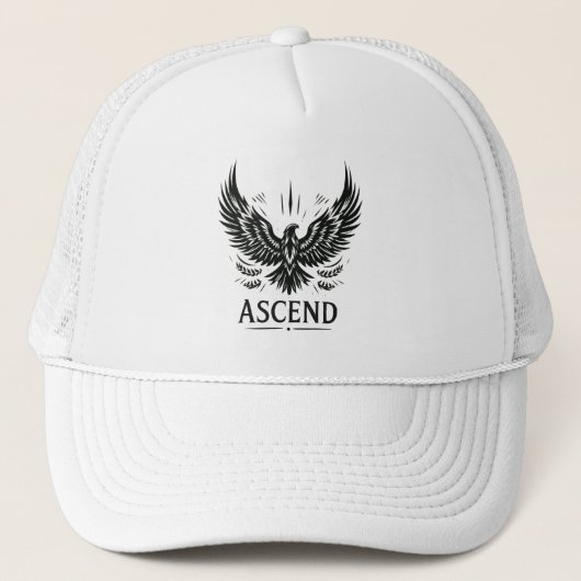 Ascend - Rising Eagle Embleem Trucker Pet (Voorkant)