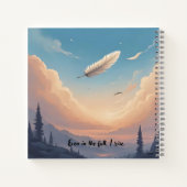 Ascend Spiral Notitieboek cadeau voor haar (Achterkant)