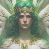 Ascended Gamer: Meditatief Evenwicht T-shirt Sticker (Voorkant)