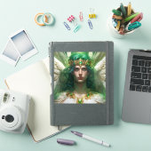 Ascended Gamer: Meditatief Evenwicht T-shirt Sticker (iPad Cover)