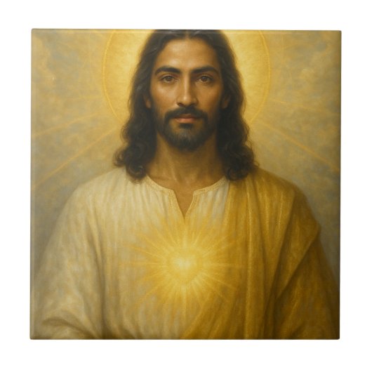 Ascended Master Sananda Tegeltje (Voorkant)