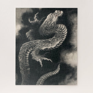 Ascending Dragon by Katsushika Hokusai Legpuzzel