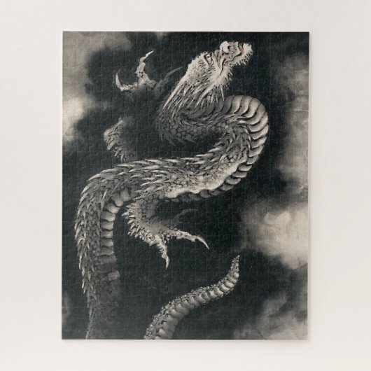 Ascending Dragon by Katsushika Hokusai Legpuzzel (Verticaal)