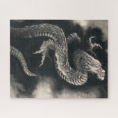 Ascending Dragon by Katsushika Hokusai Legpuzzel (Horizontaal)