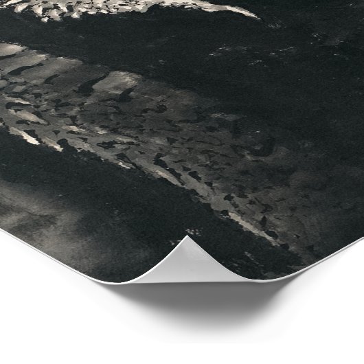 Ascending Dragon by Katsushika Hokusai Poster (Hoek)