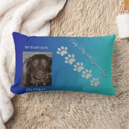 Ascending Pawprints Keepsake Kussen