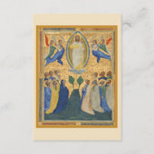 Ascensie van Jezus Christus Houder Informatiekaartje (Voorkant)