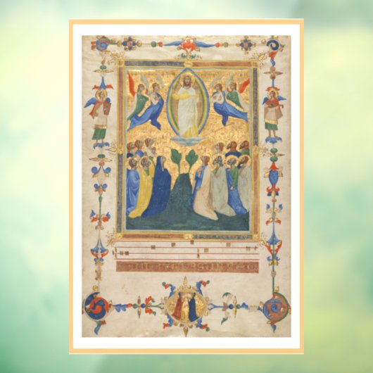 Ascensie van Jezus Christus Raamsticker (Vel 3)