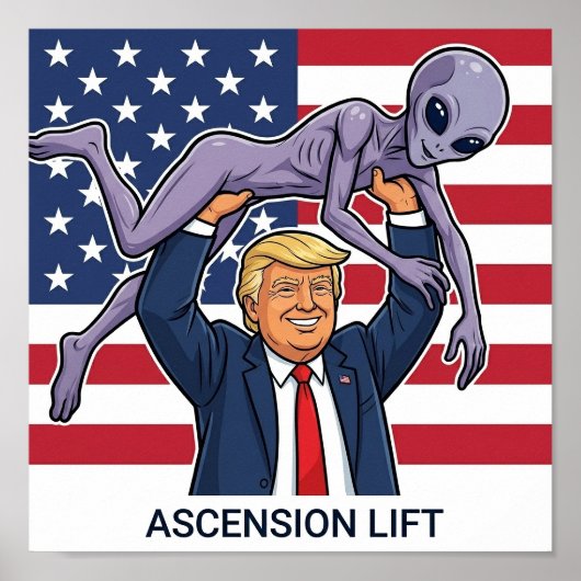 Ascensielift Poster (Voorkant)