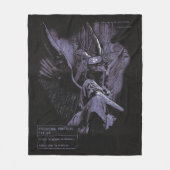 Ascension Denied - Techno-Gothic Streetwear Design Fleece Deken (Voorkant)