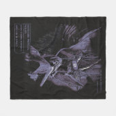 Ascension Denied - Techno-Gothic Streetwear Design Fleece Deken (Voorkant (Horizontaal))