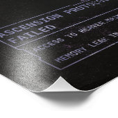 Ascension Denied - Techno-Gothic Streetwear Design Foto Afdruk (Hoek)