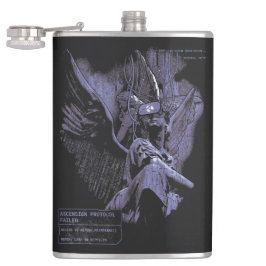 Ascension Denied - Techno-Gothic Streetwear Design Heupfles