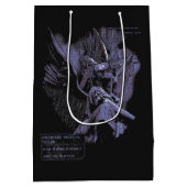 Ascension Denied - Techno-Gothic Streetwear Design Medium Cadeauzakje (Achterkant)