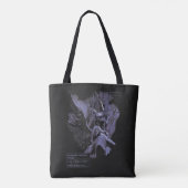 Ascension Denied - Techno-Gothic Streetwear Design Tote Bag (Achterkant)