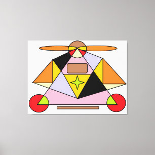 Ascension - Etude nr. 2: Heilige Geometrie en Myst Canvas Afdruk