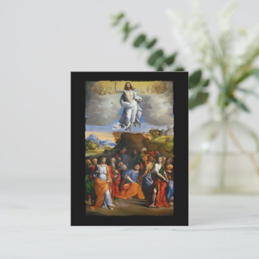 Ascension in Golden Clouds Briefkaart (Staand voorkant)