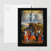 Ascension in Golden Clouds Briefkaart (Voorkant / Achterkant)