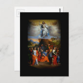 Ascension in Golden Clouds Briefkaart (Voorkant / Achterkant)