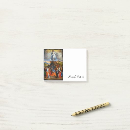 Ascension in Golden Clouds Post-it® Notes (Op bureau)