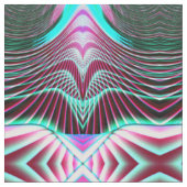 Ascension in Heaven Fractal Abstract Fabric Stof (Close Up)