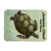 Ascension Island Zee Turtle Magneet (Horizontaal)