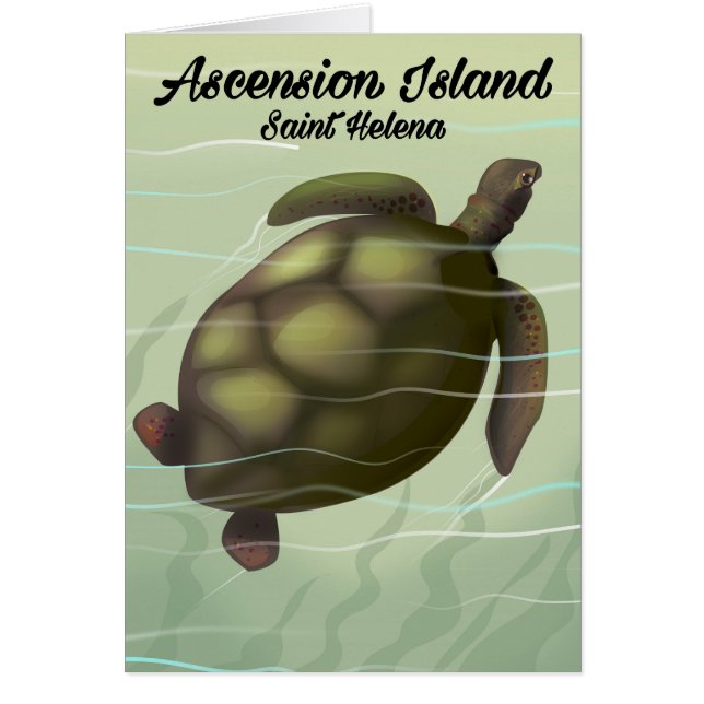 Ascension Island Zeeschildpad (Voorkant)