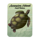 Ascension Island Zeeschildpad Magneet (Verticaal)
