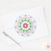 Ascension Mandala Ronde Sticker (Envelop)