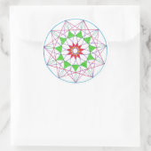 Ascension Mandala Ronde Sticker (Tas)
