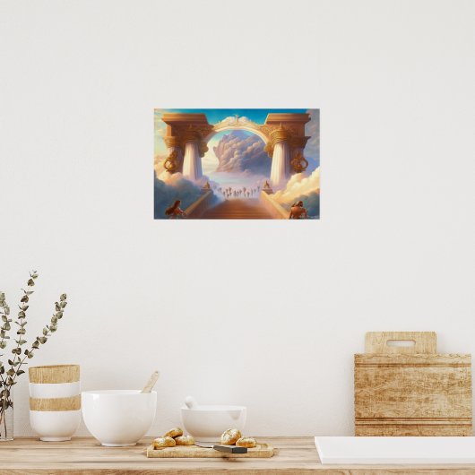 Ascension naar Olympus poster (Keuken)