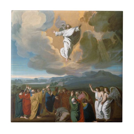 Ascension Of Jesus Christ Tegeltje (Voorkant)