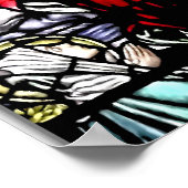 Ascension of Jesus-gekleurd glazen raam Poster (Hoek)