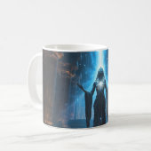 Ascension of the Starborn Priestess: Sci Fi Mug Koffiemok (Voorkant links)