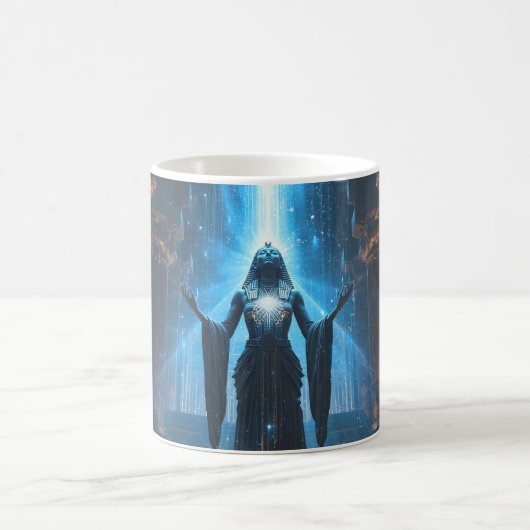 Ascension of the Starborn Priestess: Sci Fi Mug Koffiemok (Center)