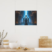 Ascension of the Starborn Priestess: Sci Fi Poster (Keuken)