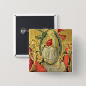Ascension of the Virgin, 1465 Vierkante Button 5,1 Cm (Voorkant /achterkant)