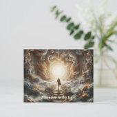 Ascension to the Light Briefkaart (Staand voorkant)