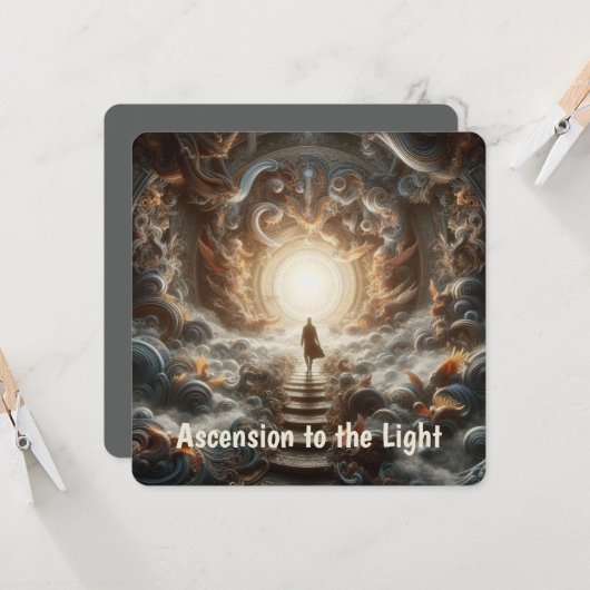 Ascension to the Light Kaart (Voorkant / Achterkant in situ)