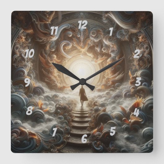 Ascension to the Light Vierkante Klok (Voorkant)