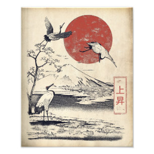 Ascension - Traditioneel Japans straatmode-ontwerp Foto Afdruk