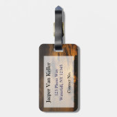 Ascent Bagagelabel (Achterkant verticaal)