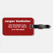 Ascent Bagagelabel (Achterkant horizontaal)