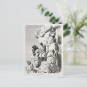 Ascent of the Great Pyramid, 19e eeuw Briefkaart (Staand voorkant)