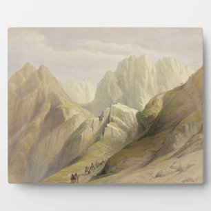 Ascent of the Lower Range of Sinai, 18 februari Fotoplaat
