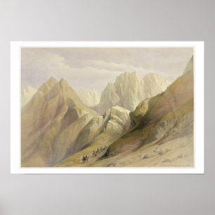 Ascent of the Lower Range of Sinai, 18 februari Poster