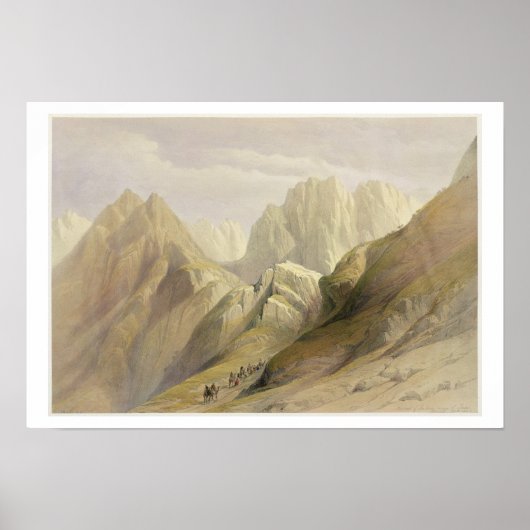 Ascent of the Lower Range of Sinai, 18 februari Poster (Voorkant)