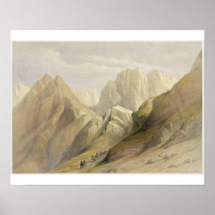 Ascent of the Lower Range of Sinai, 18 februari Poster
