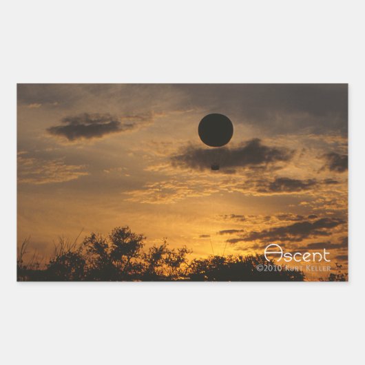 Ascent Rechthoekige Sticker (Voorkant)