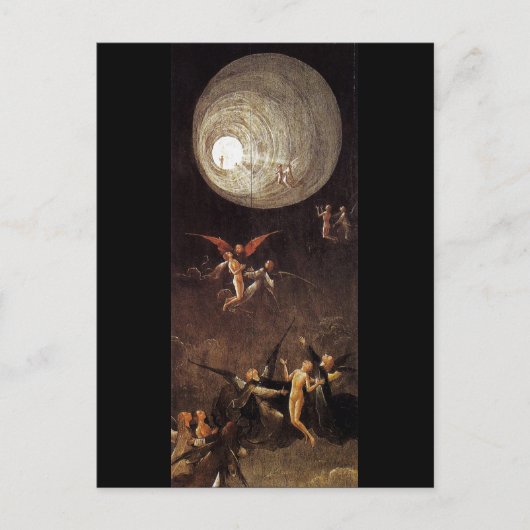 Ascent van de Gezegende, door Hieronymus Bosch Briefkaart (Voorkant)
